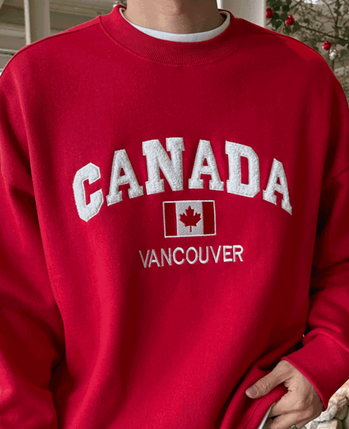 캐나다 기모 맨투맨(3color) -품절-